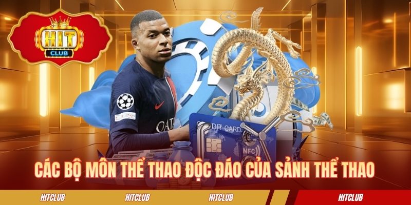 Các bộ môn thể thao độc đáo của sảnh thể thao