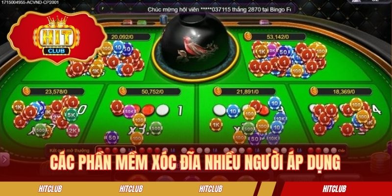 Các phần mềm xóc đĩa nhiều người áp dụng