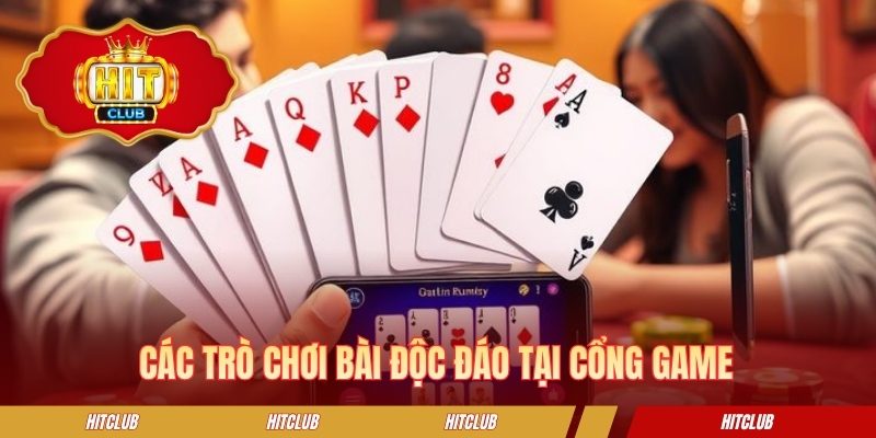 Các trò chơi bài độc đáo tại cổng game